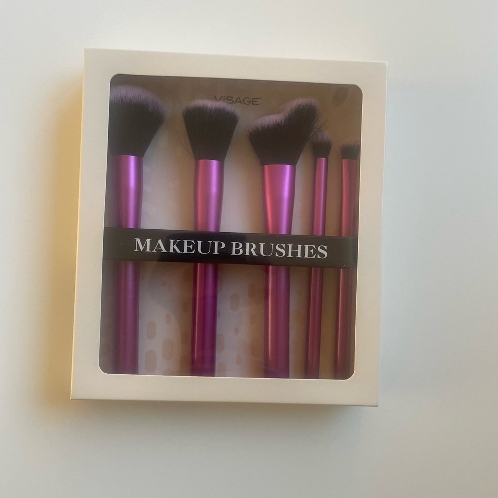 Visage Pink Makeup Brushes Set